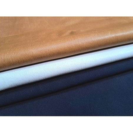 Lot de 3 peaux de cuir stretch - Cuir en Stock