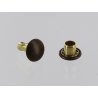 lot de rivets acier bronze vieilli double calotte accessoire maroquinerie Cuir en Stock