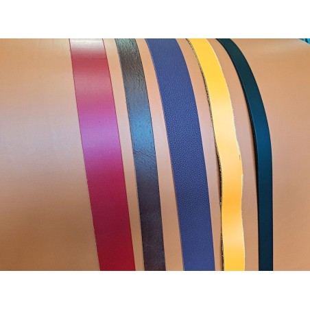 Lot de 5 bandes de cuir classique ou à effet - 2ème choix