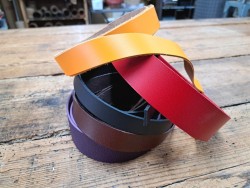 Lot de 5 bandes de cuir classique ou à effet - 2ème choix