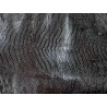peau de cuir de lézard - noir - accessoire bijoux - cuir en stock