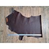 Demi-peau de cuir gras de vachette pullup  - Marron -A- Cuir en Stock