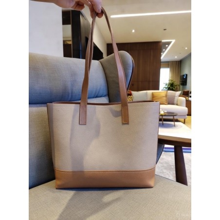 Kit prêt à coudre – Sac cabas fourre-tout en cuir double face MakerAid® - Cuirenstock