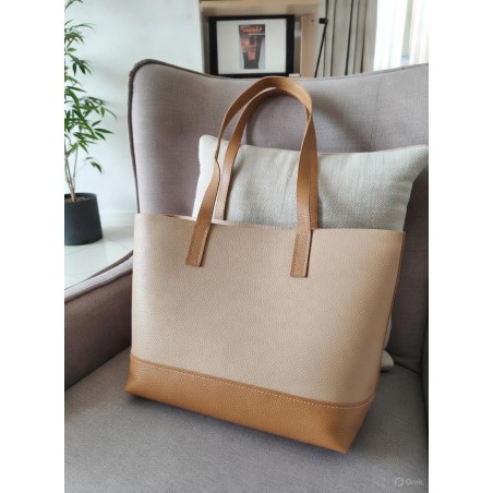 Kit prêt à coudre – Sac cabas fourre-tout en cuir double face MakerAid® - Cuirenstock