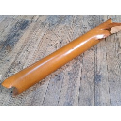 Cuir de flanc de vache - caramel - tannage végétal - Cuir en Stock