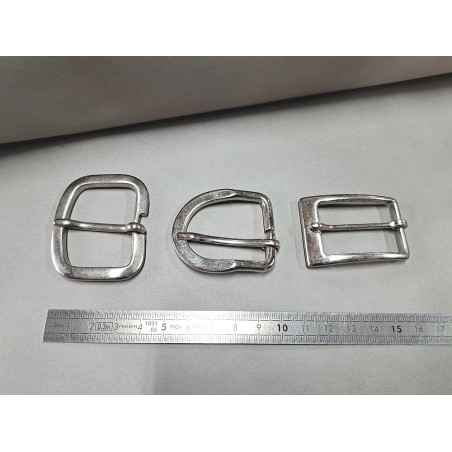 LOT de 3 boucles de ceinture - B - 25mm / 30mm / 40mm