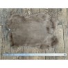 Peau de lapin en fourrure - poil havane - Cuir en Stock