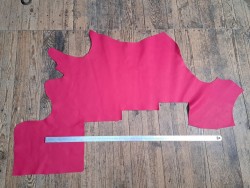 Demi peau de cuir de veau Swift - souple et lisse - Fuchsia