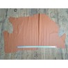 Peau de cuir de veau swift lisse - camel - maroquinerie - cuir en stock