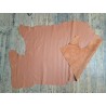 Peau de cuir de veau swift lisse - camel - maroquinerie - Cuir en stock