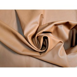 Peau de cuir de veau swift lisse - camel - maroquinerie - Cuir en stock