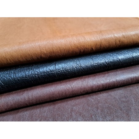 Lot de 3 peaux de cuir stretch - Cuir en Stock
