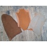 Lot de 3 peaux de cuir stretch - maroquinerie ou vêtement