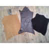Lot de 3 peaux de cuir stretch - Cuir en Stock