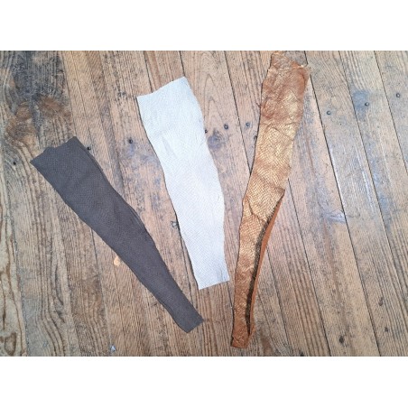 Peau de cuir de poisson - saumon - Cuir marin - Cuirenstock