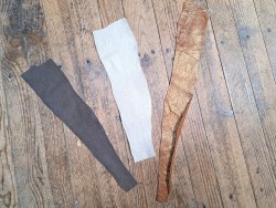 Peau de cuir de poisson - saumon - Cuir marin - Cuirenstock