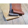 Peau de cuir de poisson - saumon - Cuir marin - Cuir en stock