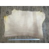 Croûte de cuir de vache tannage végétal cirée – miel - Cuir en Stock