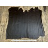 Croûte de cuir de vache tannage végétal cirée – café - Cuir en Stock