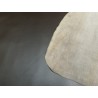 Croûte de cuir de vache tannage végétal cirée – café - Cuir en Stock