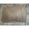 Croûte de cuir de vache tannage végétal cirée – noisette - Cuir en Stock
