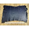 Croûte de cuir de vache tannage végétal cirée – BLEU - Cuir en Stock