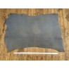 Croûte de cuir de vache tannage végétal cirée – BLEU - Cuir en Stock