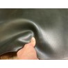 Croûte de cuir de vache tannage végétal cirée – Vert forêt - Cuir en Stock