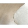 Croûte de cuir de vache tannage végétal cirée – Beige - Cuir en Stock