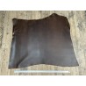 Croûte de cuir de vache tannage végétal cirée – Chocolat - Cuir en Stock