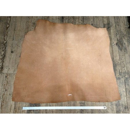 Croûte de cuir de vache tannage végétal cirée – Gold vieilli - Cuir en Stock