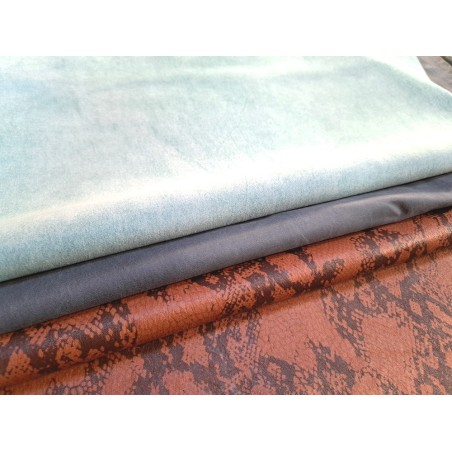 Lot de 3 peaux de cuir stretch - Cuir en Stock