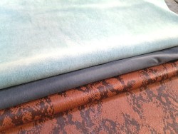 Lot de 3 peaux de cuir stretch - Cuir en Stock