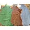 Lot de 3 peaux de cuir stretch - Cuir en Stock