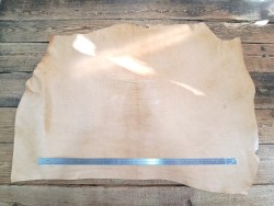 Collet de cuir de vache naturel – Tannage végétal 2ᵉ choix