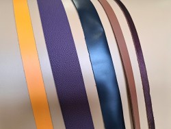Lot de 5 bandes de cuir classique ou à effet - 2ème choix
