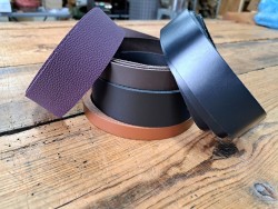 Lot de 5 bandes de cuir classique ou à effet - 2ème choix