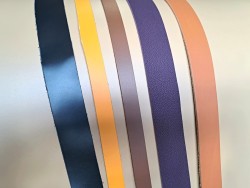 Lot de 5 bandes de cuir classique ou à effet - 2ème choix