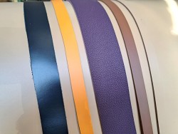 Lot de 5 bandes de cuir classique ou à effet - 2ème choix