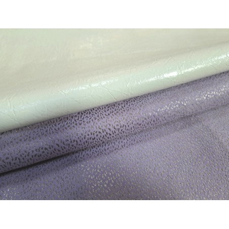 Lot de 2 peaux uniques - Cuir de chèvres -K- Cuir en Stock