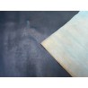 Croûte de cuir de vache tannage végétal cirée – Bleu pétrole - Cuir en Stock