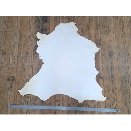 Peau de cuir de chèvre - naturel - tannage écologique - Cuir en Stock