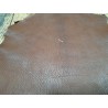 Peau de cuir de chèvre tannage végétal naturel - marron - cuirenstock