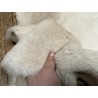 Peau de mouton lainé beige - CHOIX ÉCART - B - Cuir en Stock