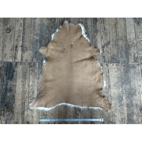 Peau de mouton lainé beige - CHOIX ÉCART - C - Cuir en Stock