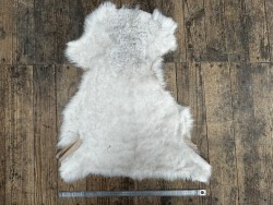 Peau de mouton lainé beige - CHOIX ÉCART - F - Cuir en Stock