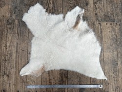 Peau de mouton lainé beige - CHOIX ÉCART - G - Cuir en Stock