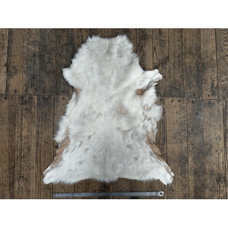 Peau de mouton lainé beige - CHOIX ÉCART - H - Cuir en Stock