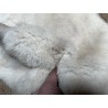Peau de mouton lainé beige - CHOIX ÉCART - J - Cuir en Stock