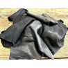 Chutes de cuir - vache divers finition nubuck ou naturelle - camaïeu de noir - vente au poids - Cuir en Stock